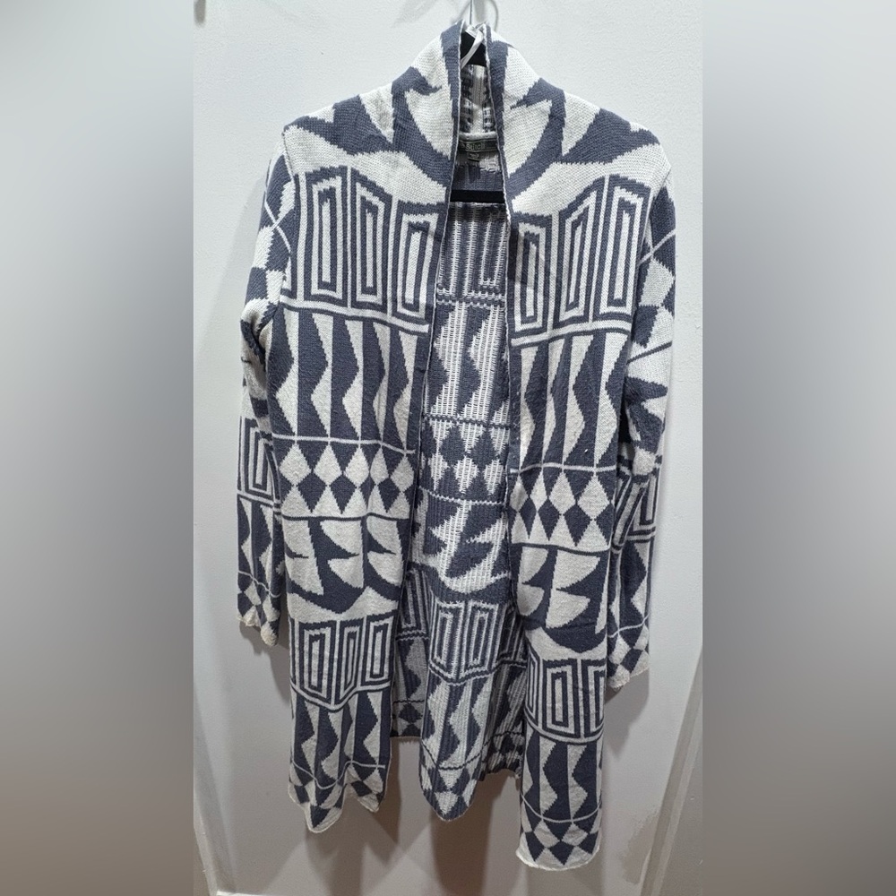 Love Stitch Blue and White Knit Cardigan